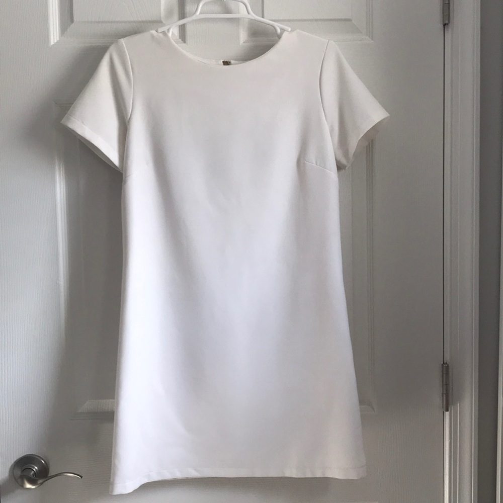 Lulus shift and shout white dress